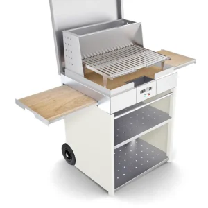 Τροχήλατο BBQ – Wood-fired BBQ – CUBE - Image 6