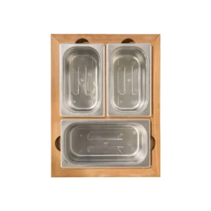 Indu+ Container set teak ss